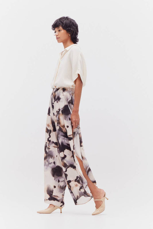 Ink Blot Flowy Tulip Pant