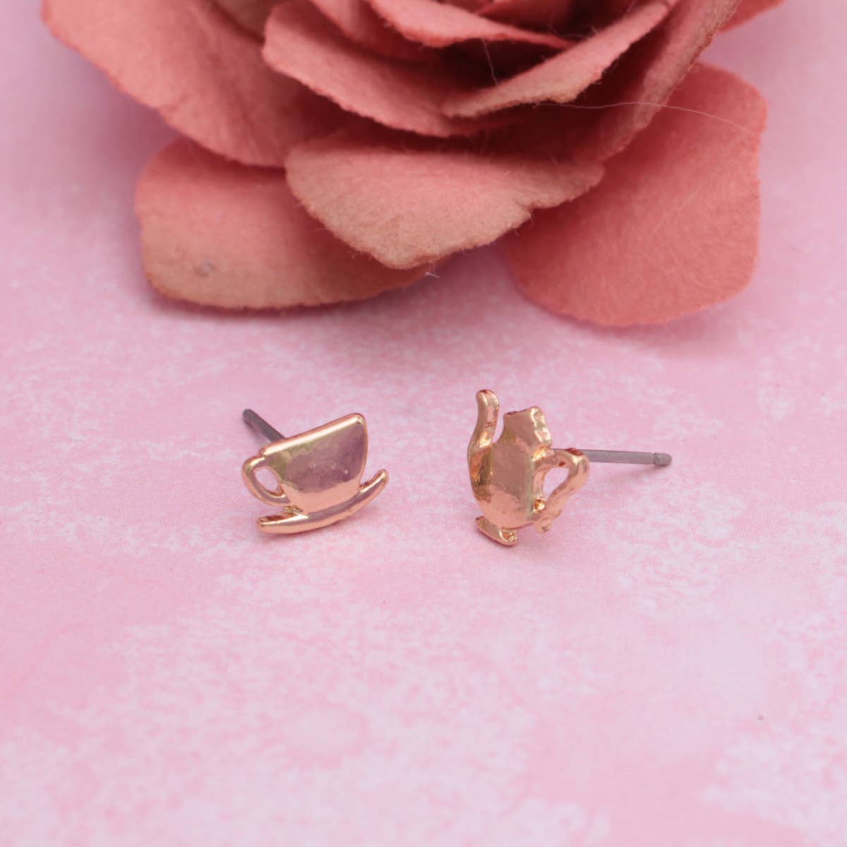 Tea Set Post Earrings