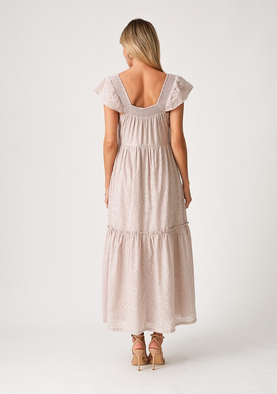 Garden Party Smocked Maxi Dress