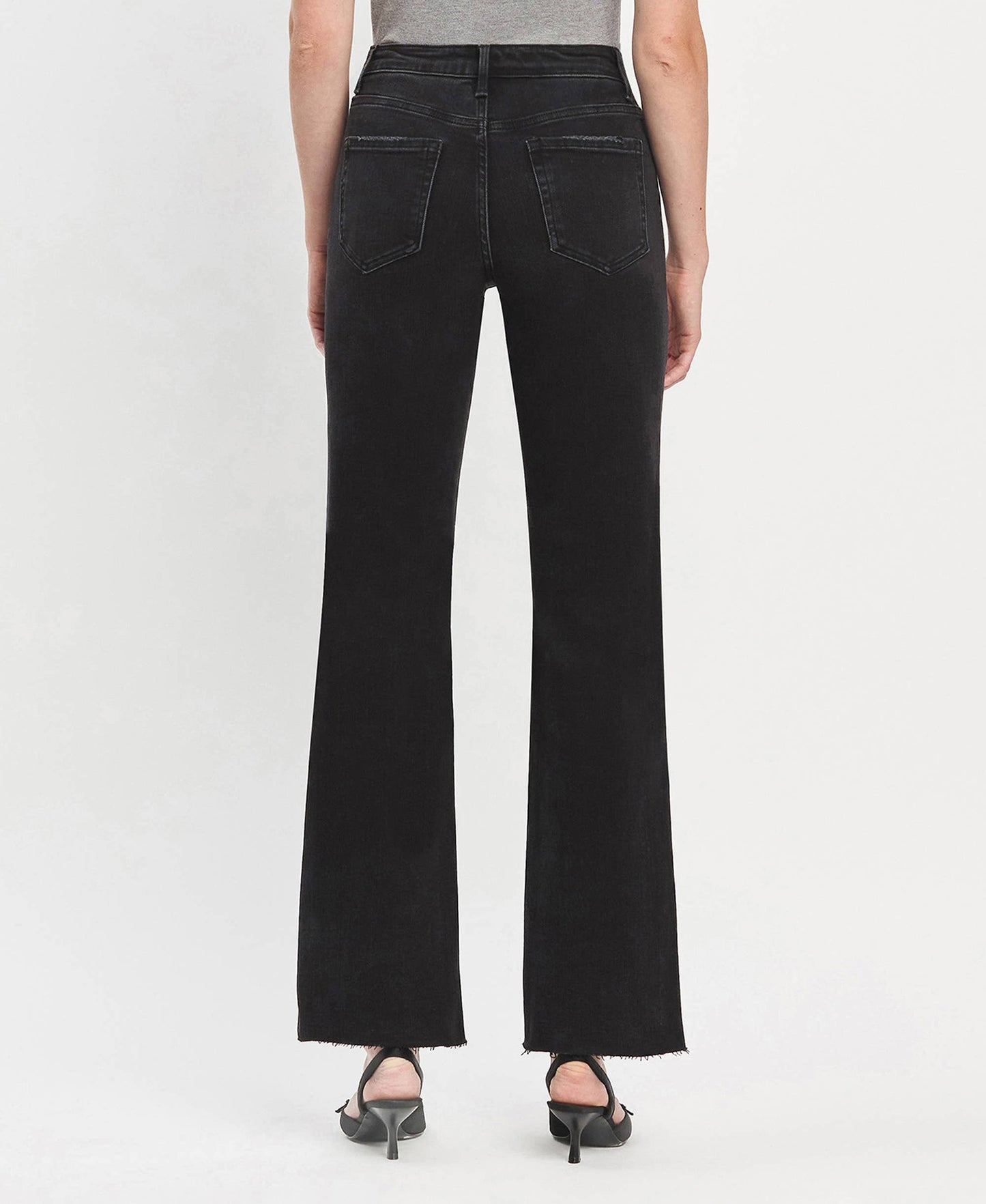 FLYING MONKEY High Rise Slim Wide Jeans