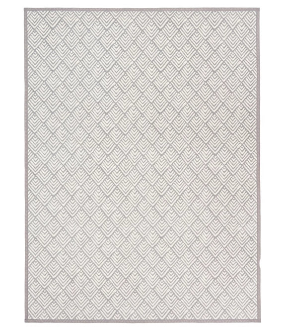 Oyster Cove Diamonds Grey Blanket