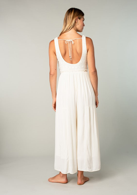 Crochet Wide Leg Jumpsuit