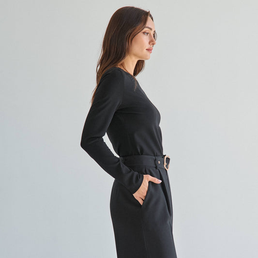 Chic Semi-Sheer Long Sleeve Top