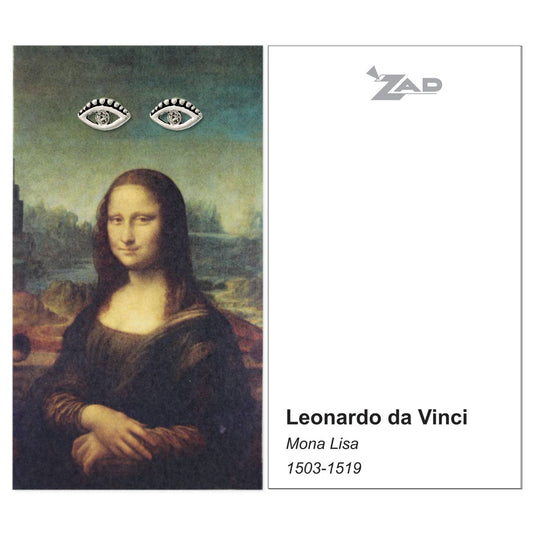Mona Lisa Eye Post Earrings