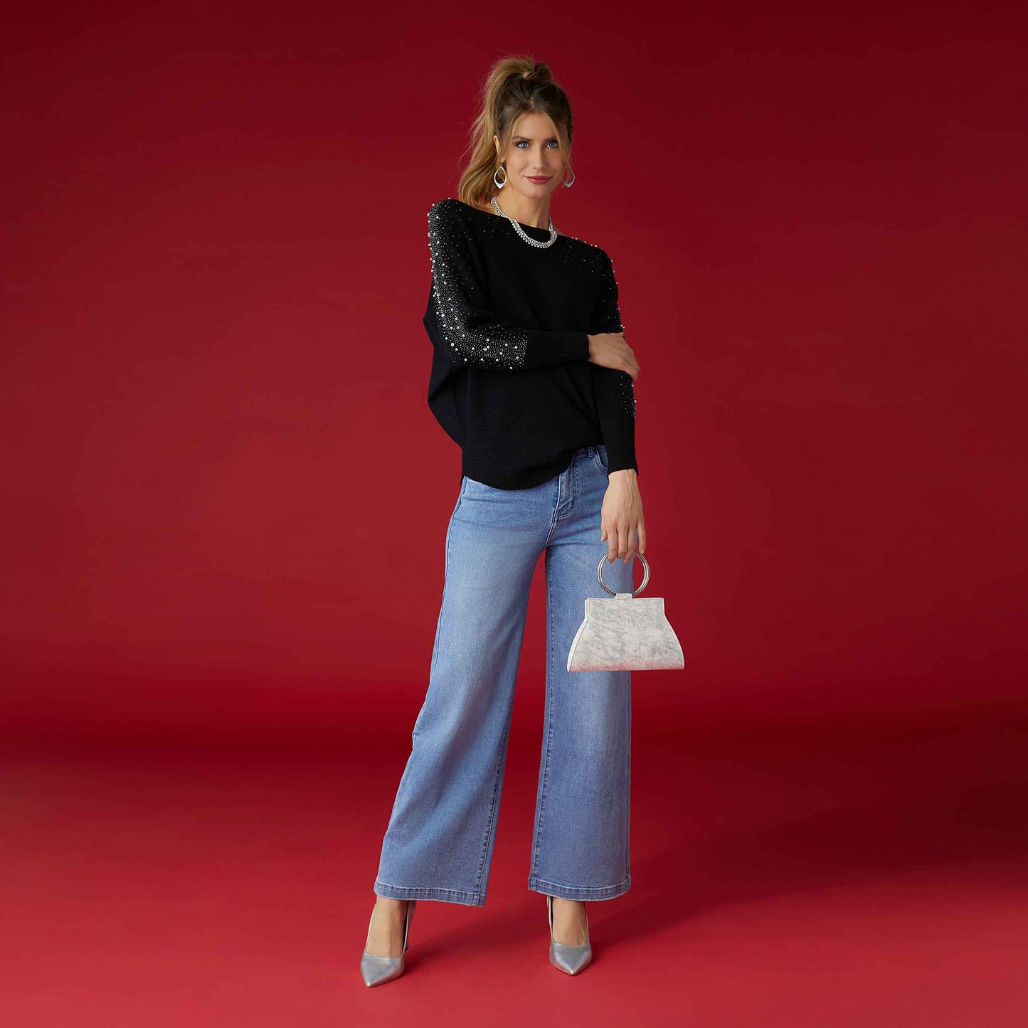 EverStretch Wide Leg - Medium Wash Denim