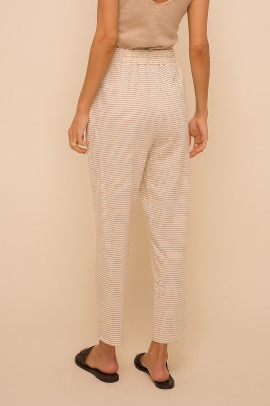 French Terry Pinstripe Jogger