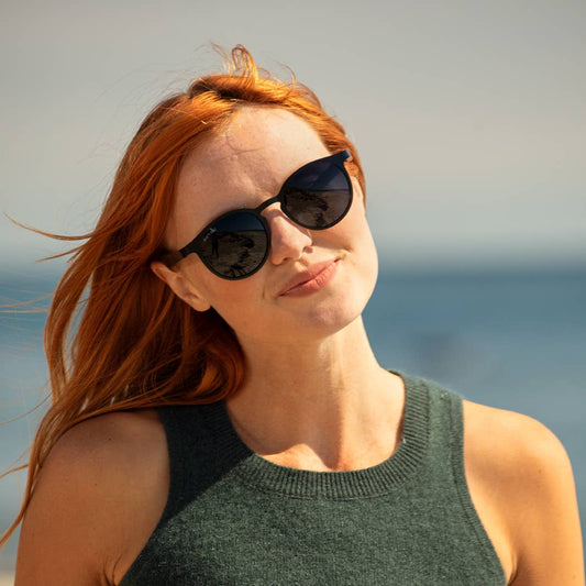 Aren - Matte Onyx / Walnut Wood + Smoke Polarized Lens
