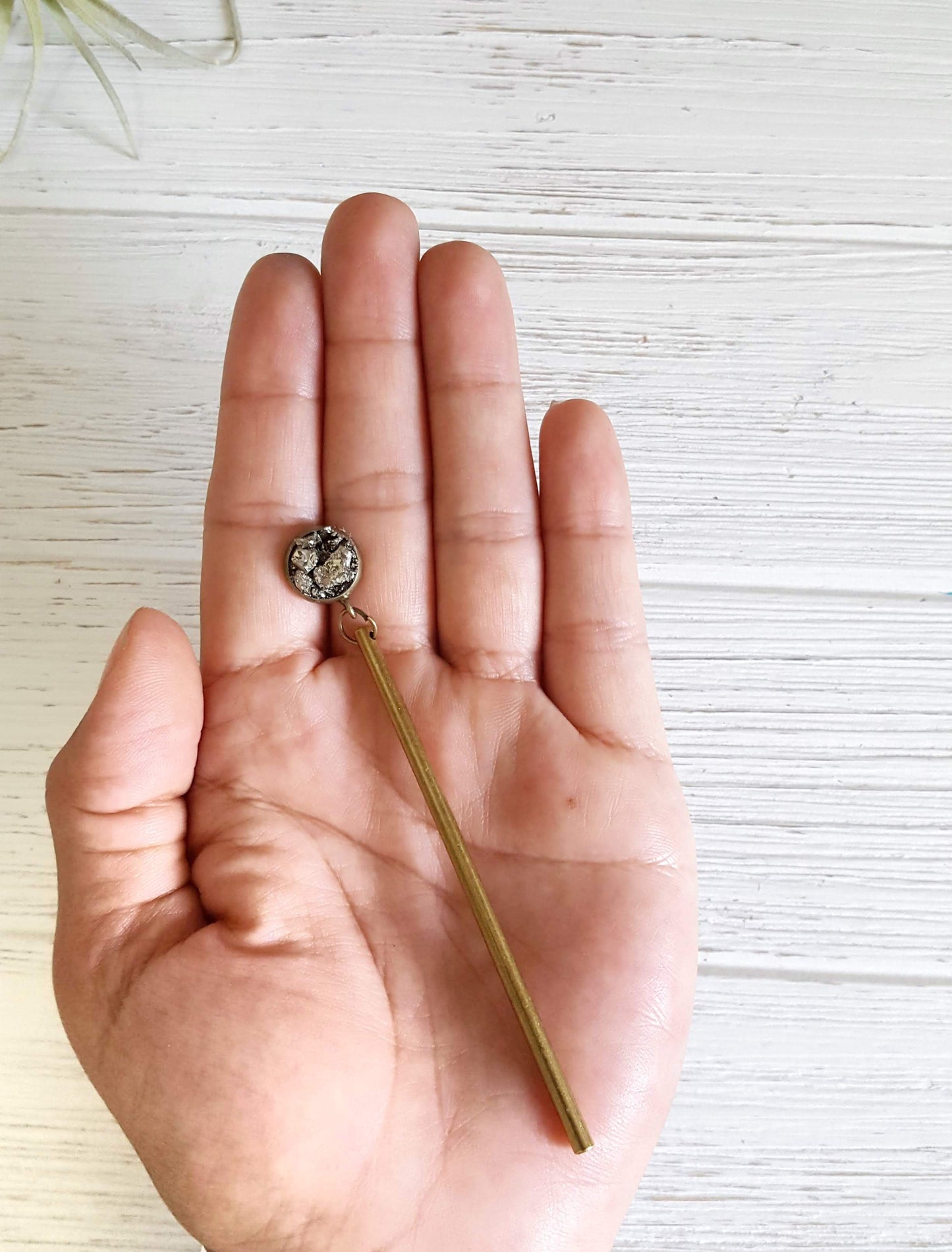 Raw Pyrite Fool's Gold Earrings