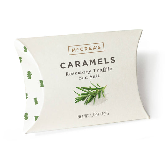 Caramels Pillow Box - Rosemary Truffle Sea Salt