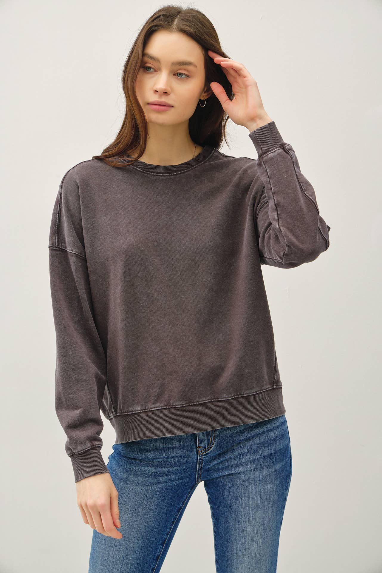 Garment-Dye Sweatshirt
