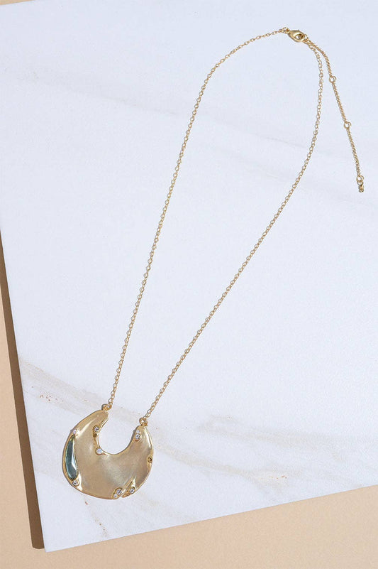 Inverted Half-Moon Pendant