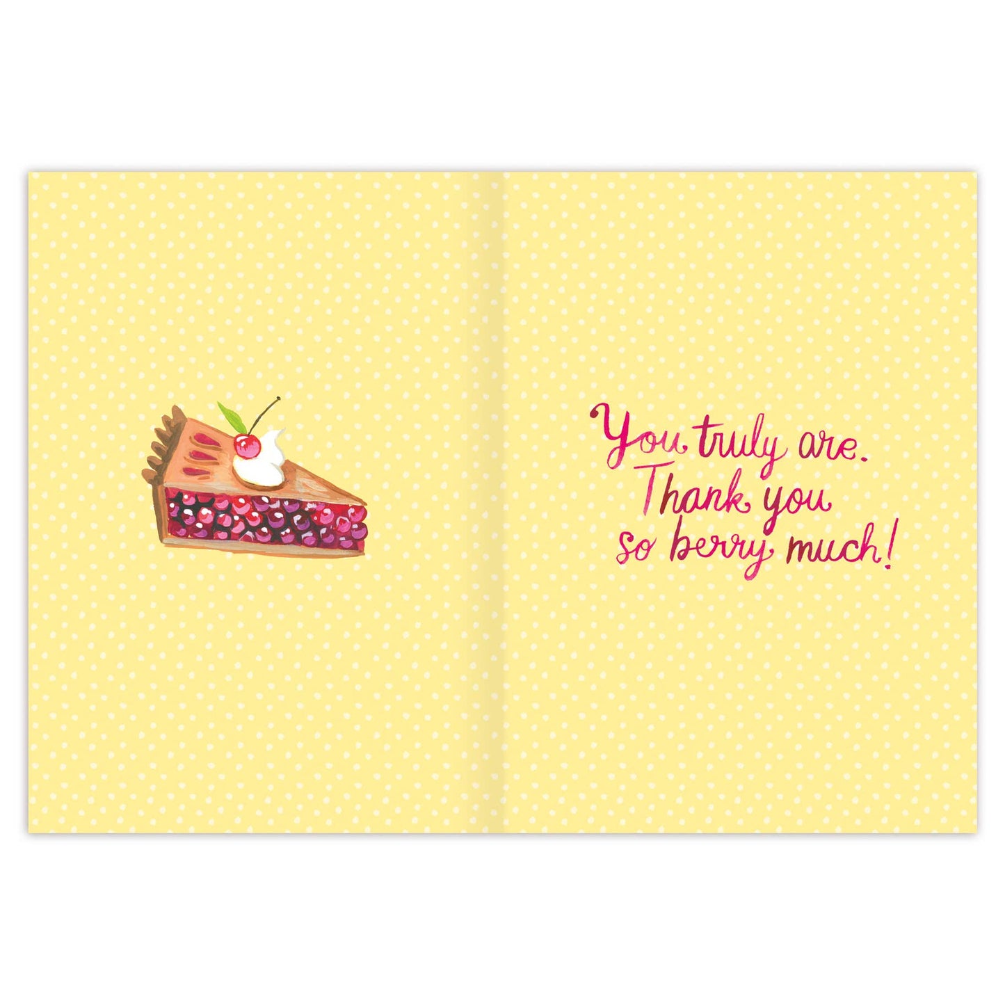 Sweet As Pie Thank You Card