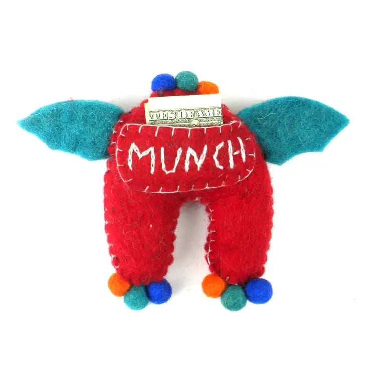 Tooth Fairy Pillow - Red Monster