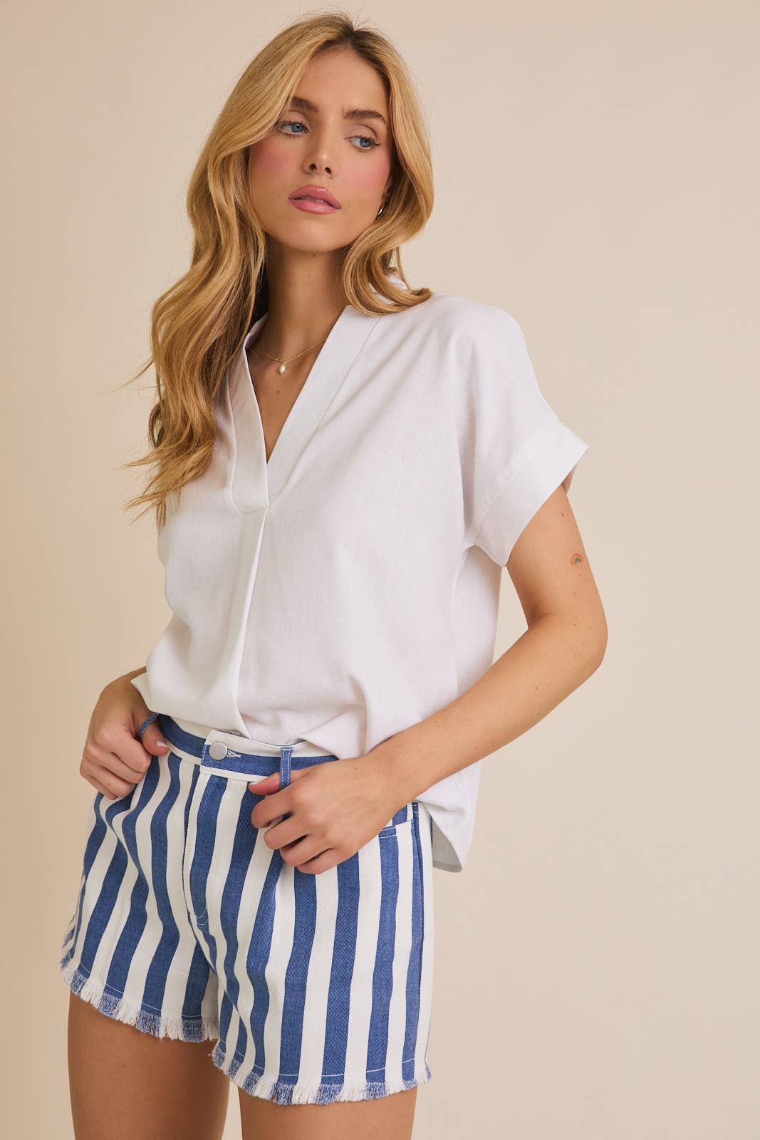 Flare Hem Top