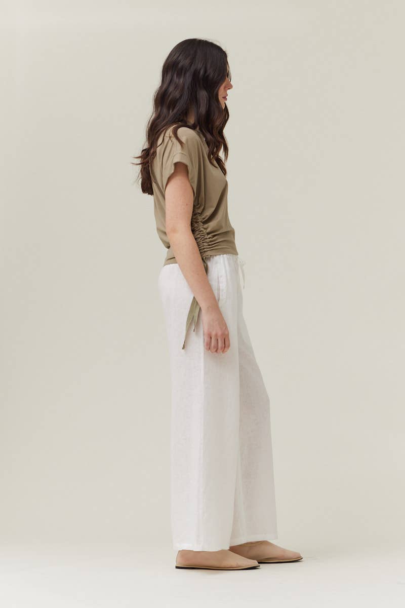 Side Scrunch Tee