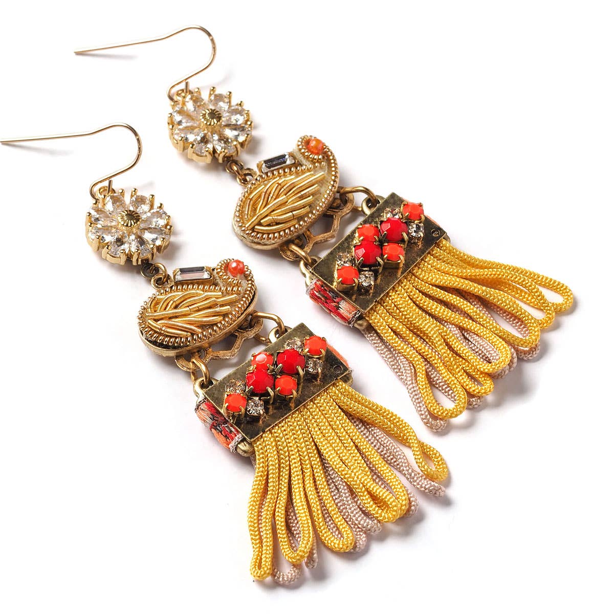 Embellished Moroccan Tassel Earring