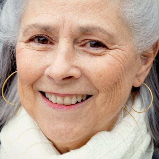 Pipal Leaf Brass Threader Earrings