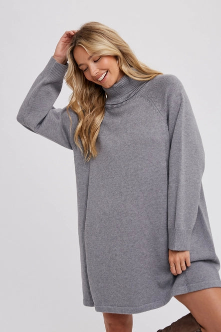 Turtleneck Sweater Dress