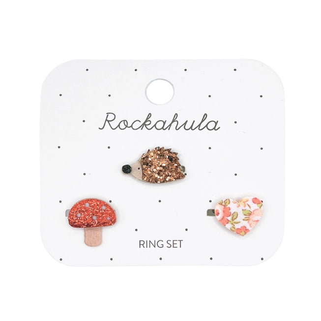 Hattie Hedgehog Ring Set