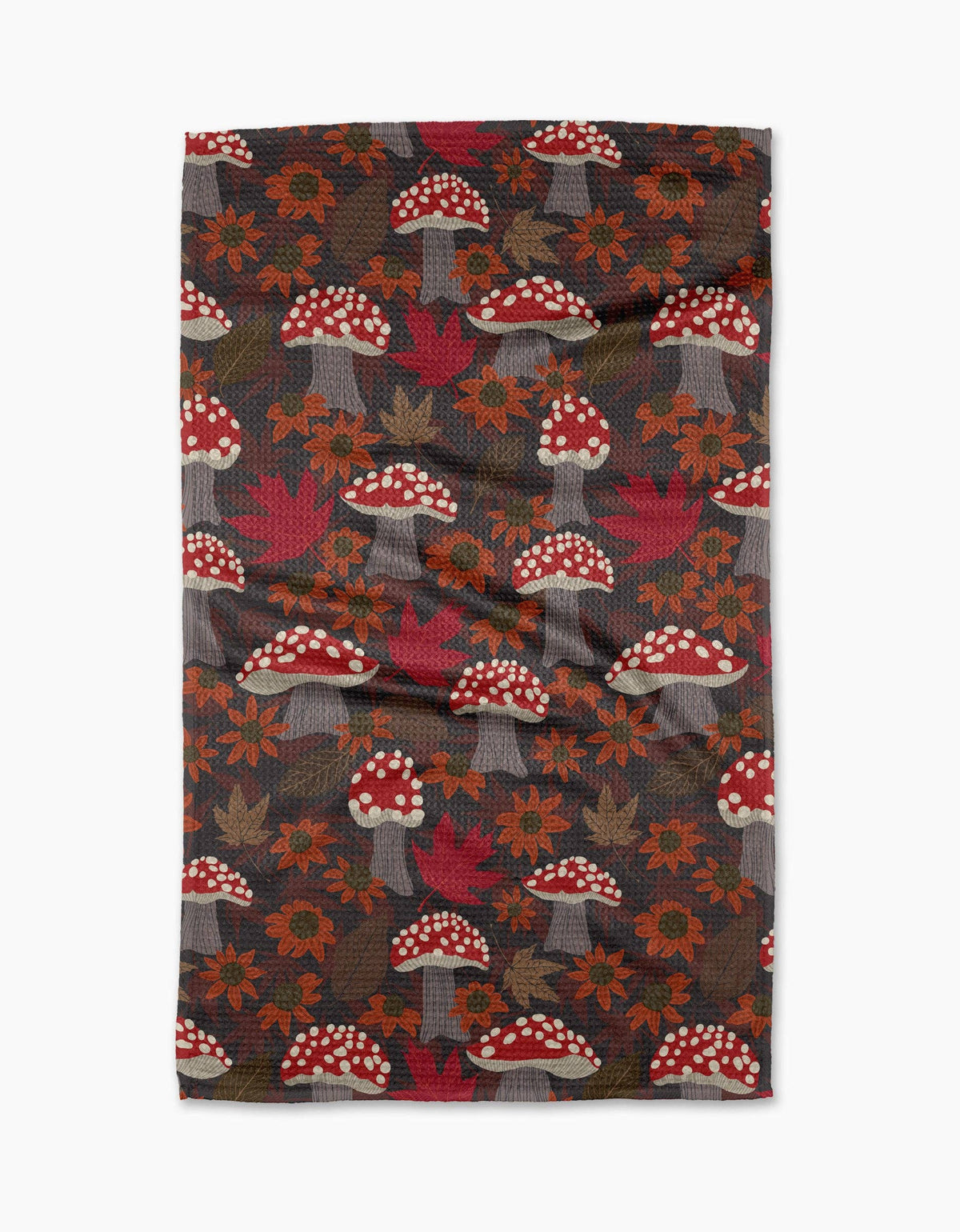 Geometry Mushroom Forest Tea Towel