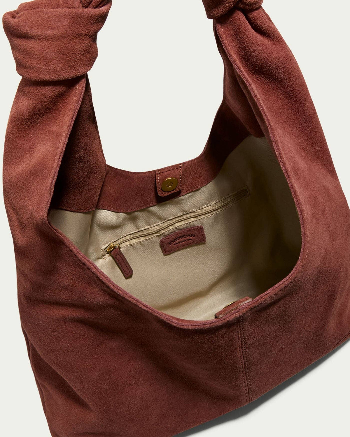 Gables Hobo - Cordovan Suede