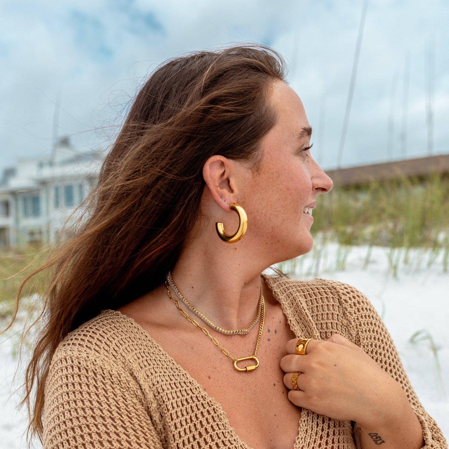 High Tide Large Hoops