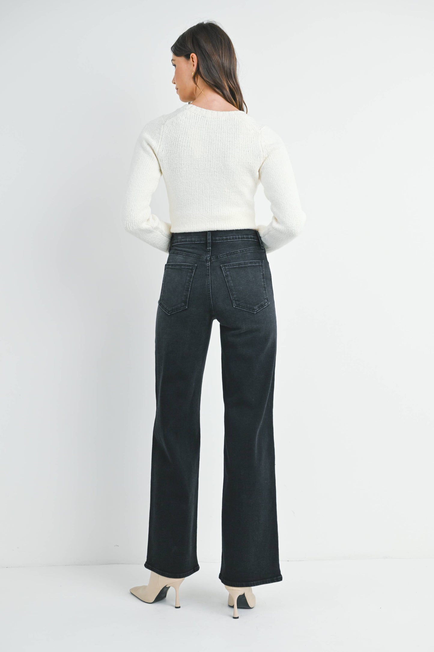 Just Black Denim - Palazzo Jean