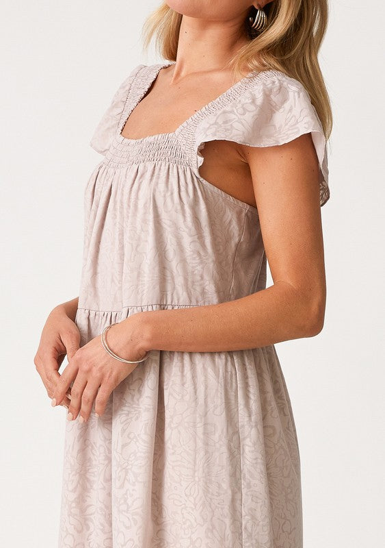 Garden Party Smocked Maxi Dress