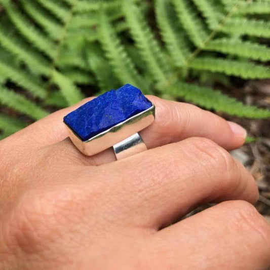 Lapis Lazuli Cuff Ring