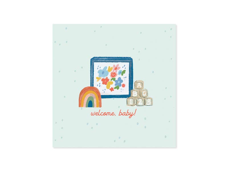 Welcome Baby - Pop-Up Card