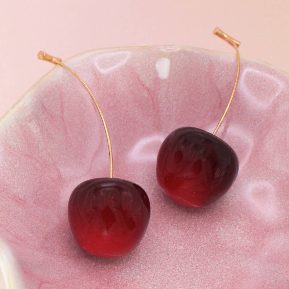 Cherry Drop Earrings
