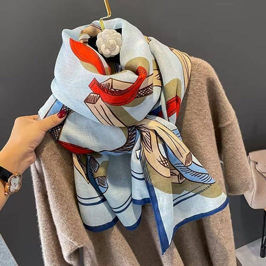 Equestrian Horseshoe Scarf