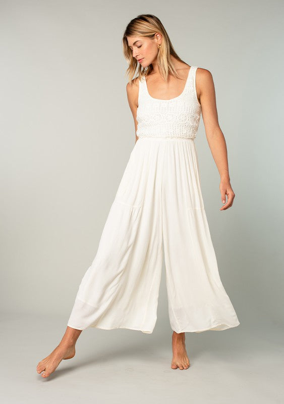 Crochet Wide Leg Jumpsuit