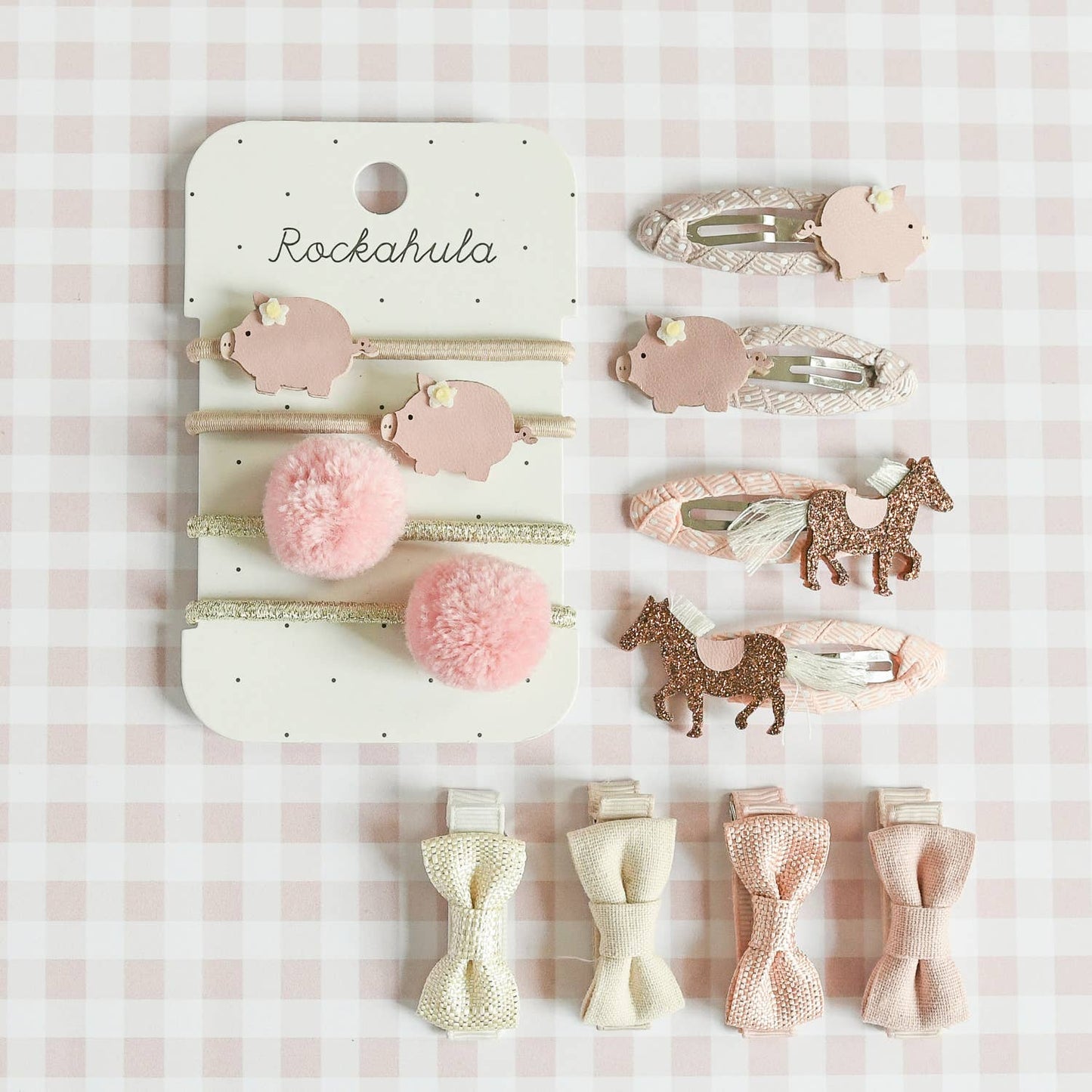 Country Horse Hair Clips