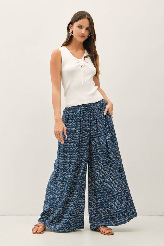 Teal Ulta Flowy Palazzo Pant
