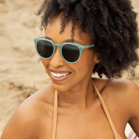 Cove - Milky Blue / Gold / Smoke Polarized Lens
