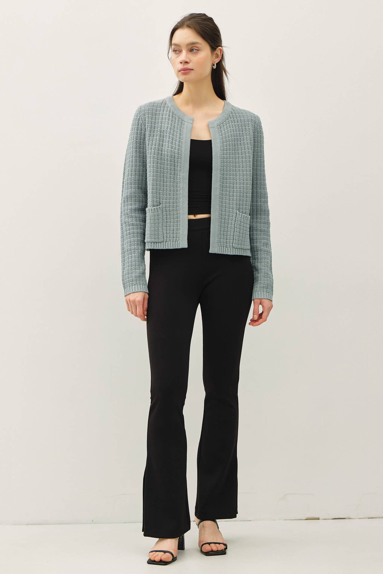 Eloise Open Front Cardigan