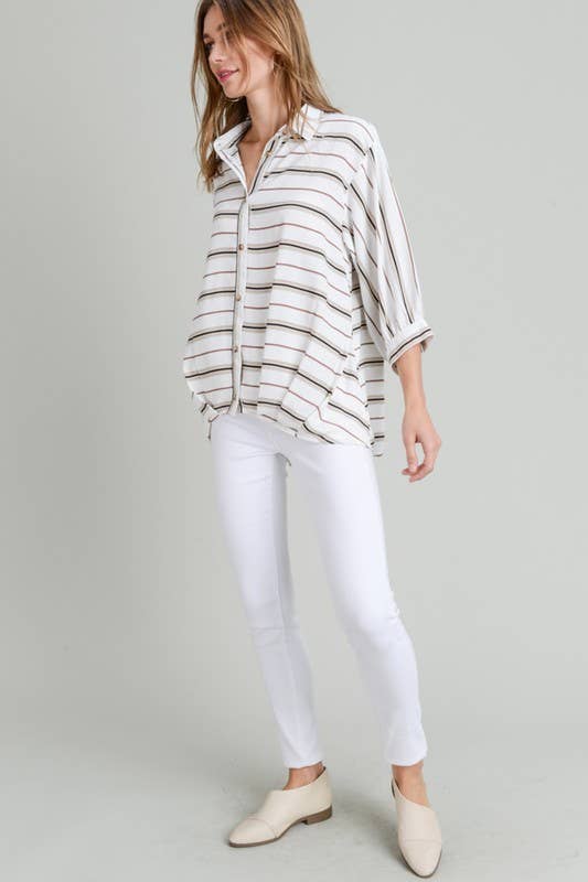 Striped Relaxed Fit Tunic
