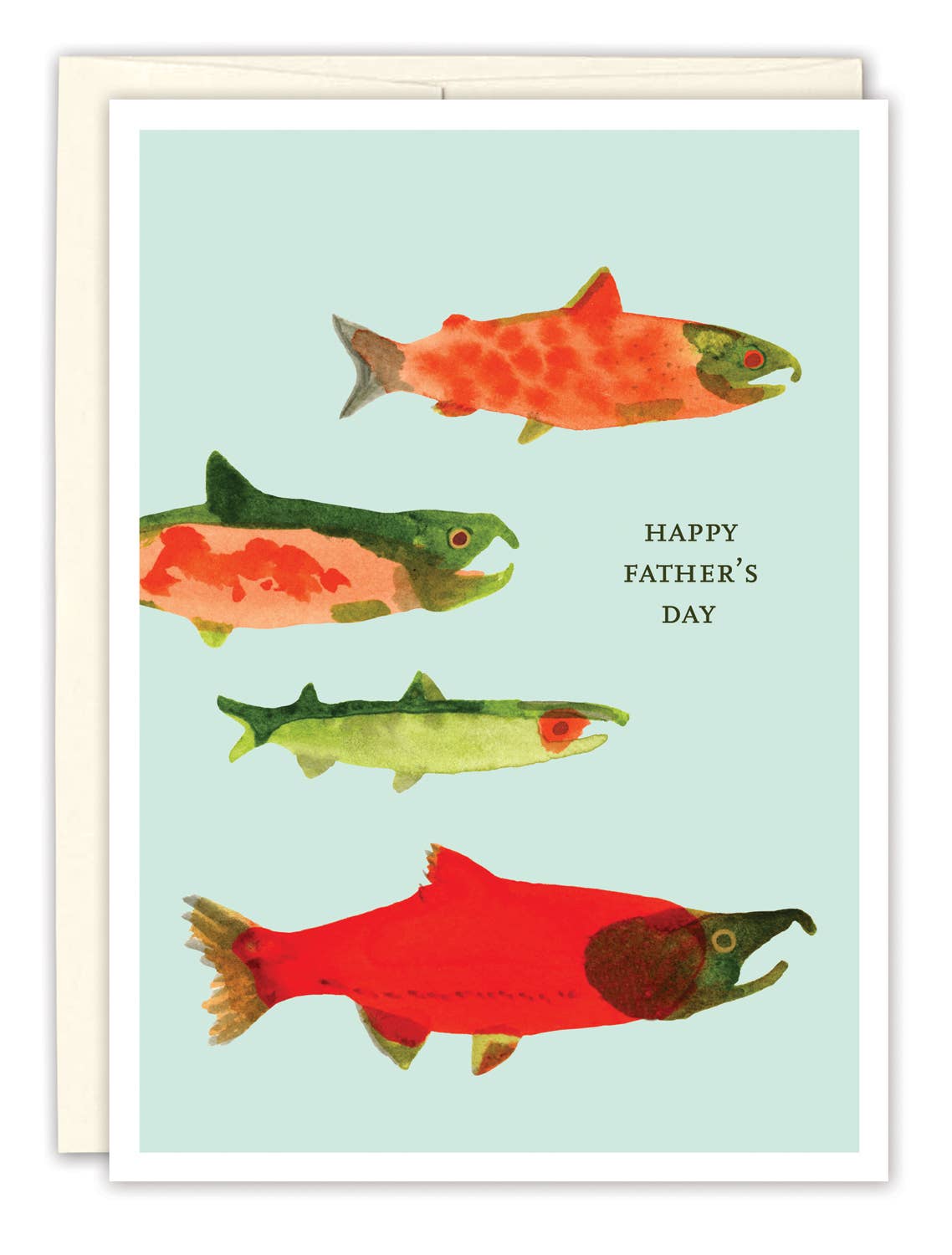 Salmon Father's Day Card