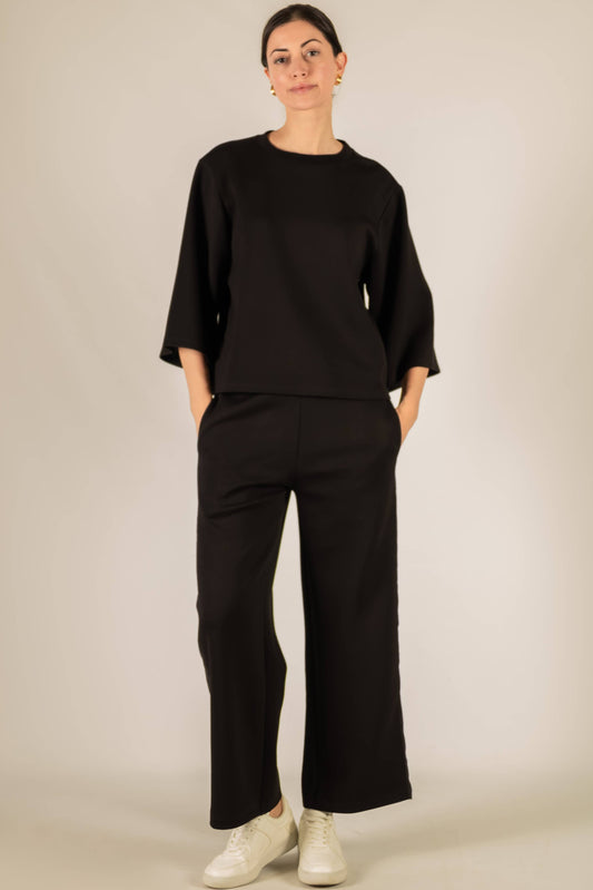 Butter Modal 3/4 Sleeve Round Neck Top