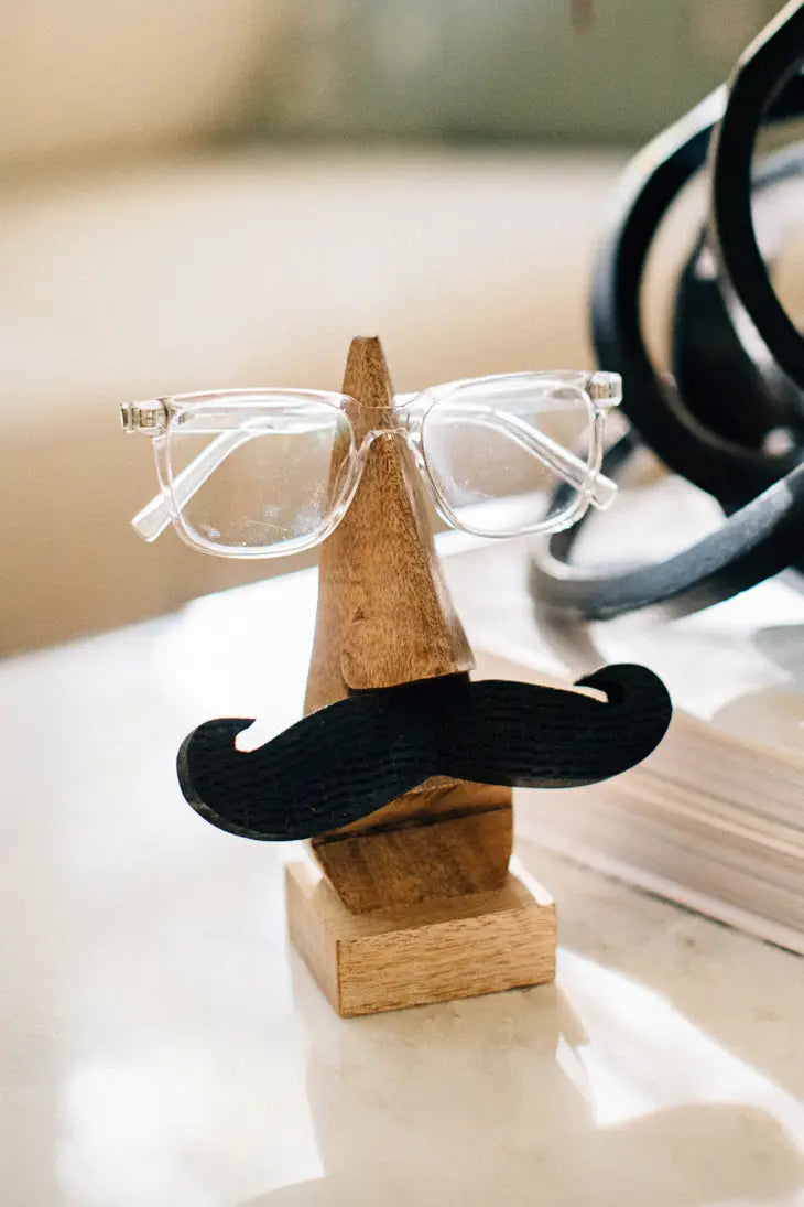 Mustache Eyeglass Holder ART Cloth Craft
