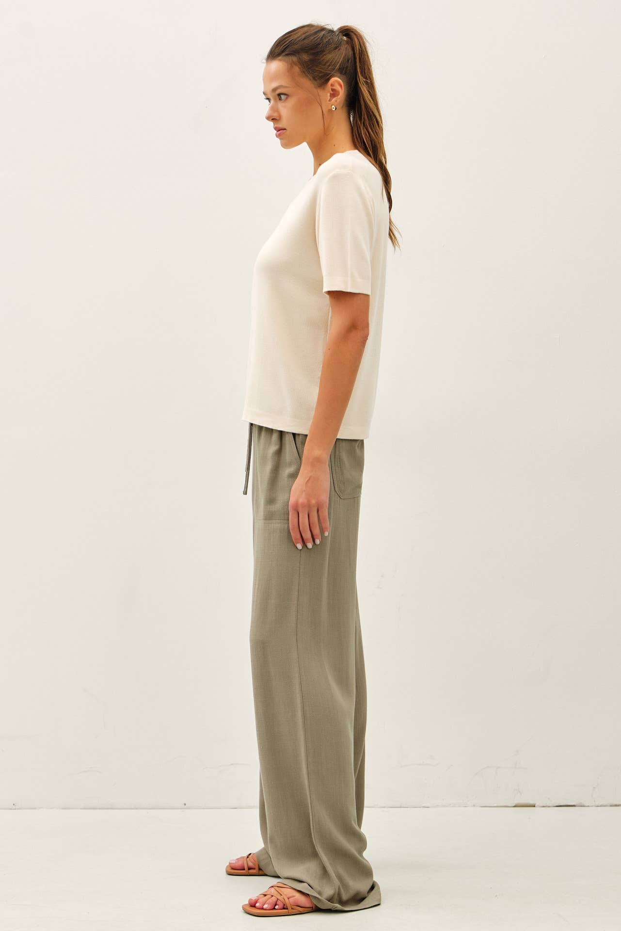 Camille Cashmere-blended Short Sleeve Sweater