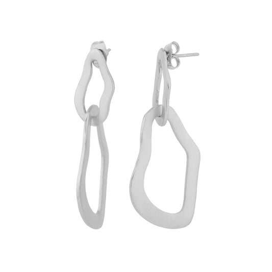 Organic Link Earrings