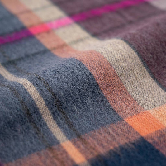 Alpaca Throw Blanket - Bordeaux