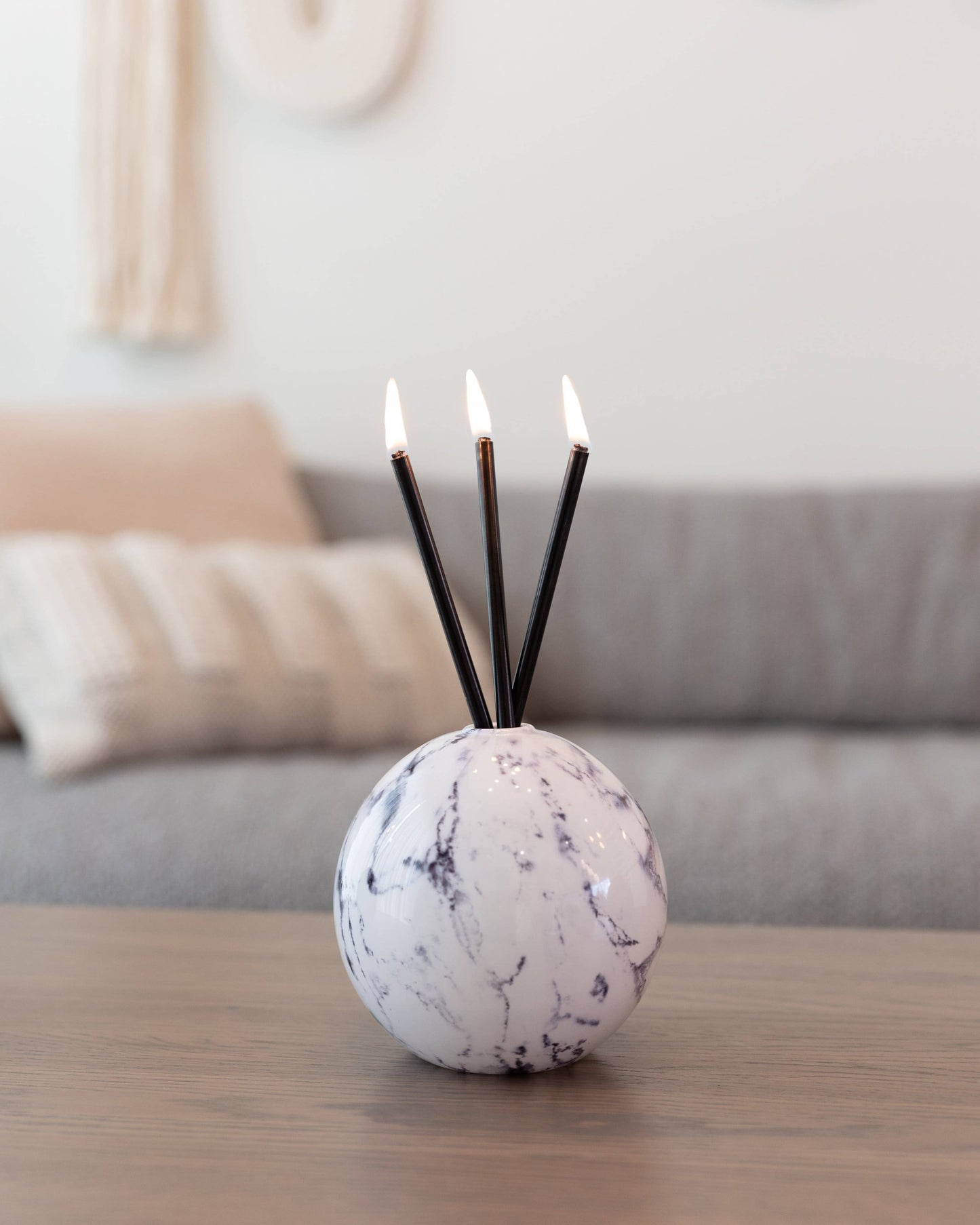 Neva Vase - White Marble