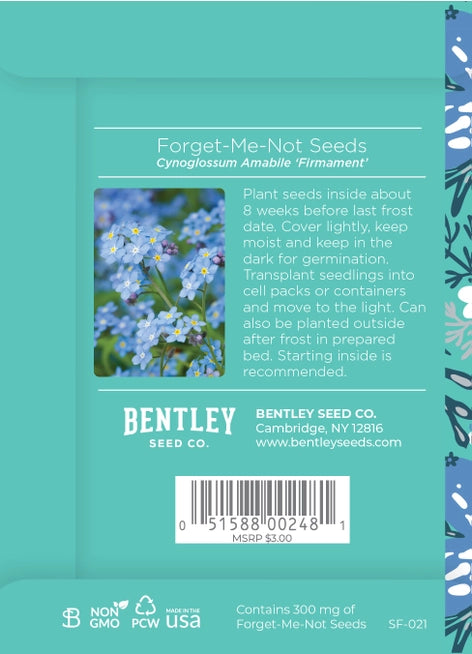 To Plant A Garden - Forget Me Not Seed Packets
