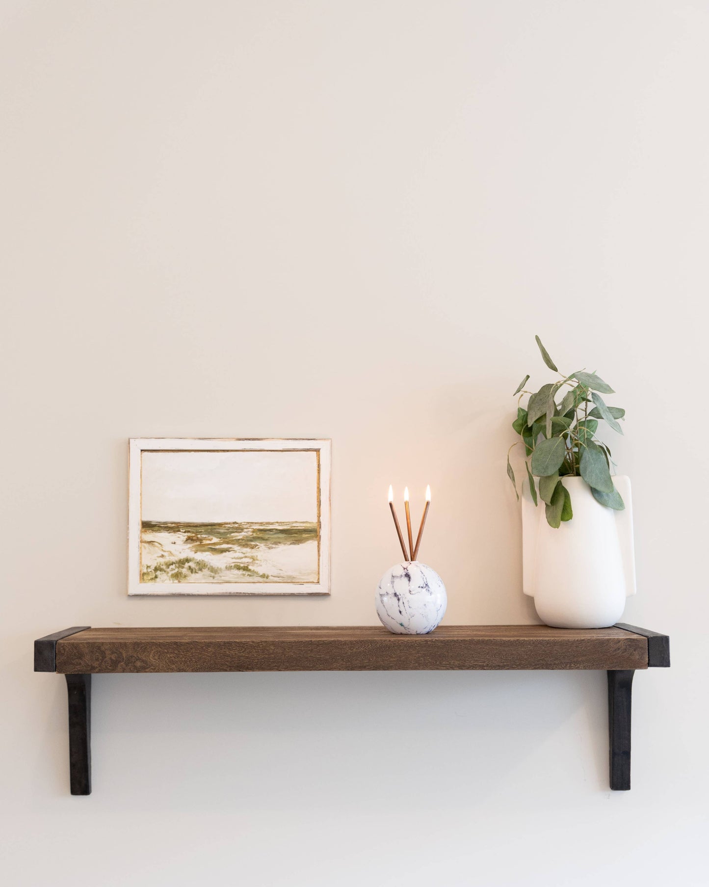 Neva Vase - White Marble