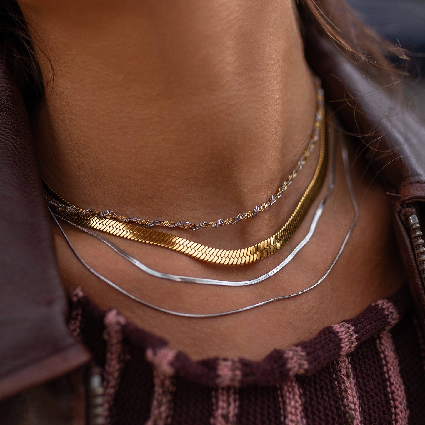 Lane Necklace - Gold / Silver