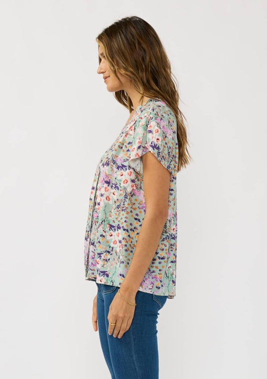 Flutter Sleeve Spring Top