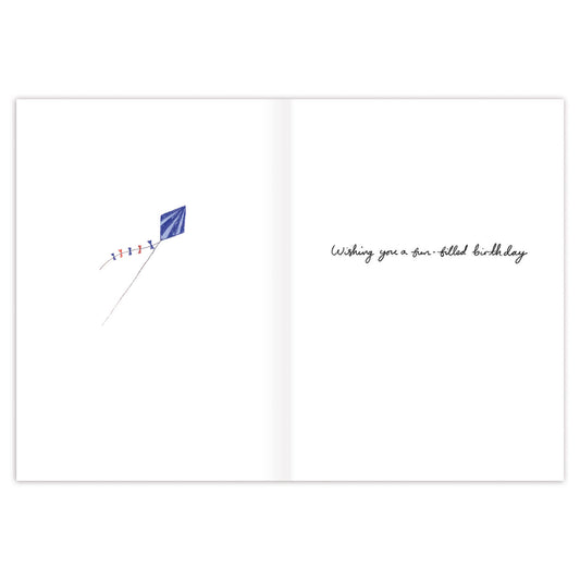 Colorful Kites Birthday Card